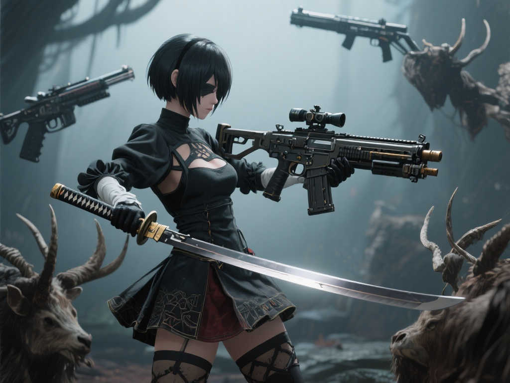 《怪猎荒野》2B模组上线：携手2B小姐姐共赴狩猎之旅！